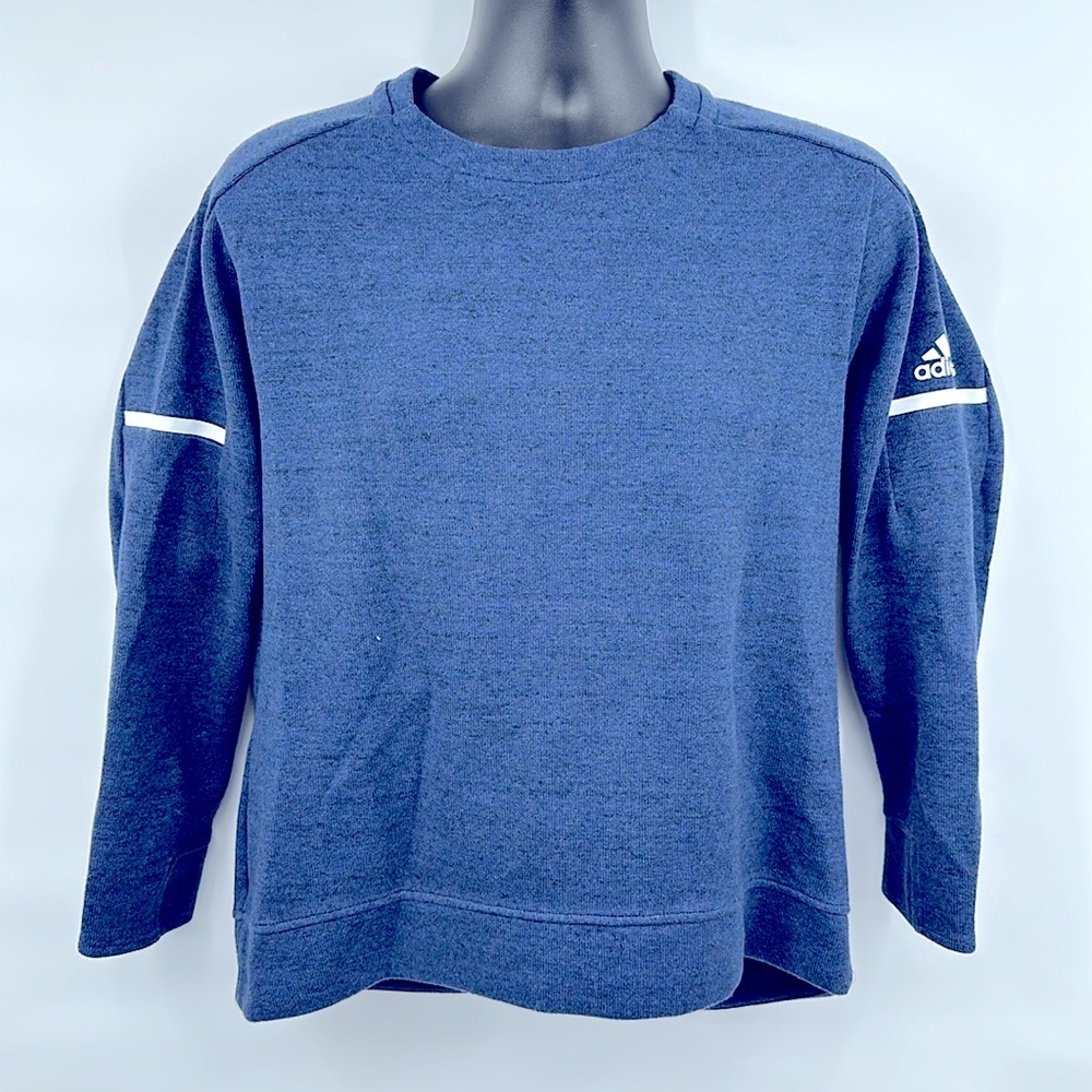 Adidas Boys Sweater - Sz L/ Blue